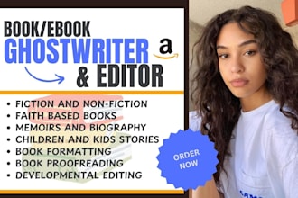 self help ebook ghostwriter KDP book formatting christian book editor proofread