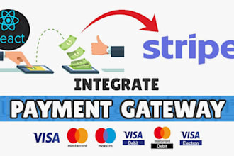 create verified shopify payment gateway, paypal stripe, wise square into website