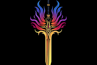 create a fantasy game logo and branding
