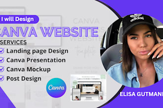 do canva website landing page design canva presentation mockup canva post