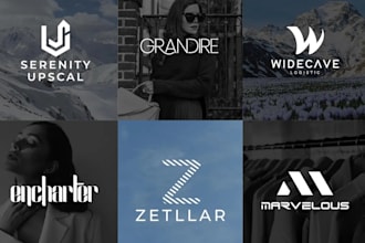 do minimalist initial letters monogram and fashion clothing brand or business lo