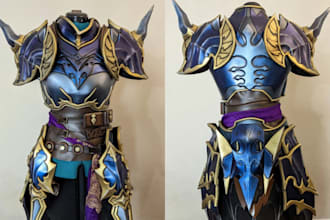 3d cosplay creation costume cosplay 3d wearable cosplay model 3d cosplay props