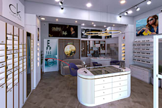 remodel 3d saloon interior design,cosmestic rendering,furniture layout,sketchup