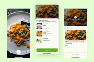 build calories scanner app, ai calories app, food calories,