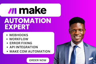 make com automation, make com, made com, make com workflow