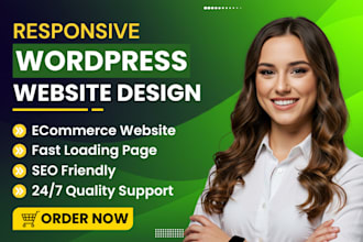 create a responsive wordpress website design that drives sales