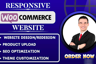 design wordpress woocommerce website woocommerce product upload woocommerce SEO