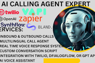build  vapi ai calling agent for sales, lead generation using botpress make com