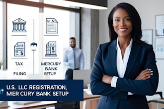 do US llc registration, tax filing, dissolve llc, USA business banks mercury