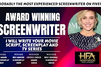 write movie script, screenplay, screenwriting, film script, tv pilot