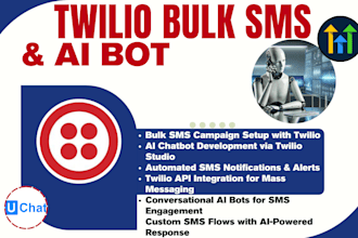 twilio bulk SMS ai bot campaign setup and conversational ai messaging automation