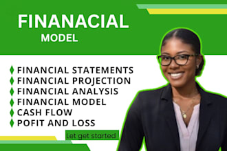 prepare investor ready financial projections, forecasts and financial model