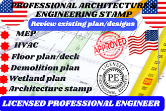 pe stamp architectural engineering permit illinois pennsylvania architect stamp