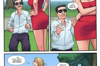 do nsfw comic, comic book, comic page, new yorker, furry comic, anime style