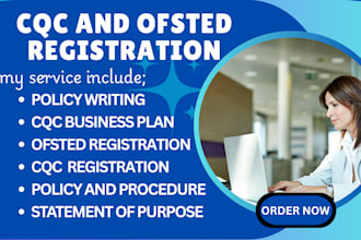 do cqc and ofsted registration cqc business plan policy writing and procedure
