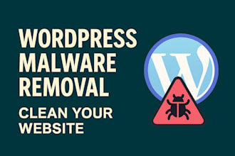 remove malware and clean your wordpress website