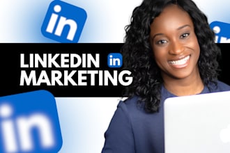 be your linkedin marketing manager and strategist