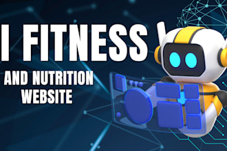 build a modern ai fitness and nutrition website with PDF plan