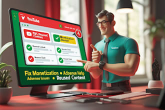 fix youtube monetization, reused content, and adsense issues