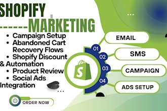 shopify marketing automation, abandoned cart recovery, upsells, ads integration