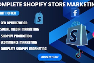 promote shopimax shopify store SEO social media marketing ads to boost sales