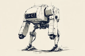 design warhammer illustration for your needs