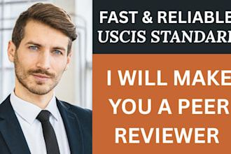 fulfill peer review and judging criteria for eb1, eb1a, or niw petitions