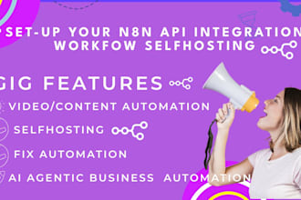 n8n API integration workflow n8n ai agent automation and selfhost n8n