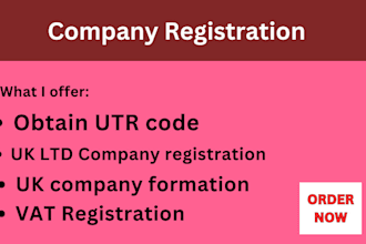 uk ltd company registration uk company formation, vat registration, utr