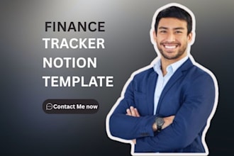 setup a custom notion finance tracker and budgeting dashboard as notion expert