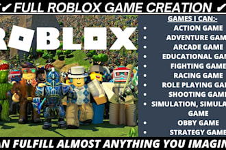 do roblox full game creation, game development, roblox game