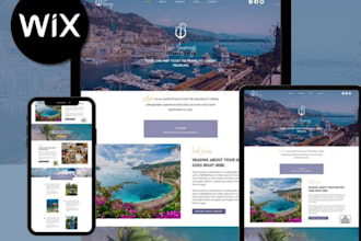 wix vacation rental website airbnb hotel website design travel agency website