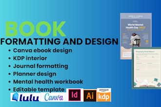 design format canva ebook journal planner mental health worksheet bookletfill