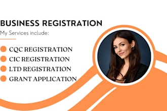 do cqc registration, cic registration, uk ltd formation