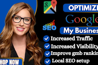 create, optimize google my business listing for local seo ranking, gmb ranking