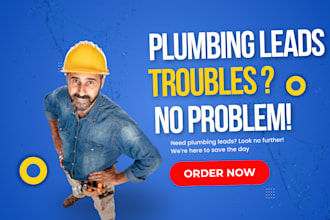 generate plumbing leads for plumbing business via  ads plumbing website