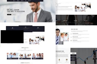 design wix corperate financial marketing agency  investment insurance website