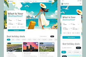create a well designed hotel booking website, vacation rental website