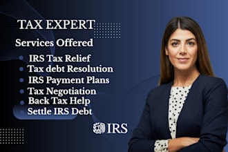 offer expert irs tax relief and debt resolution