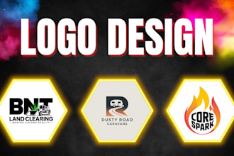 design unique logo and brand name for your brand