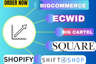build, boost your ecwid shopify bigcommerce bigcartel shift4shop or square store