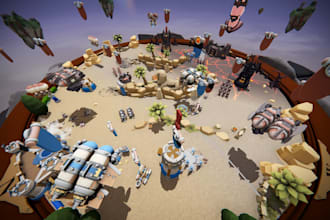 build uefn fortnite map,ue5 game map,stylized environment,props and object