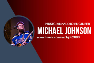 record a part for your song both rhythm and or solo