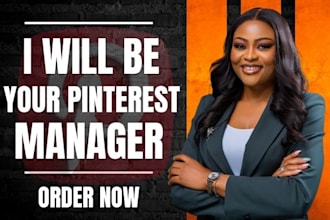 be your pinterest ads marketing manager for SEO optimize boards pins creation