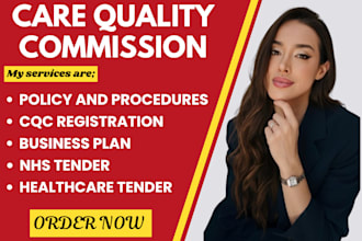 write policies and procedure, cqc compliance business plan for cqc registration