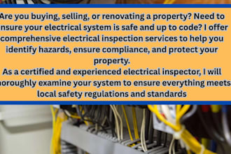 inspect residential and commercial electrical meet safety standard