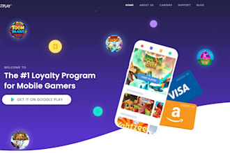 design professional raffle website, giveaway website and competition website
