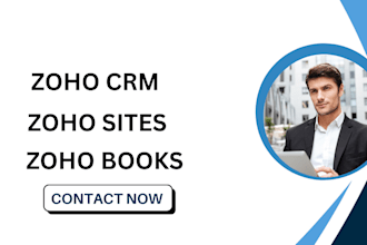 zoho crm, zoho books
