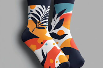 do a unique socks design for your brand