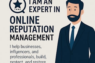 manage and improve your online reputation professionally